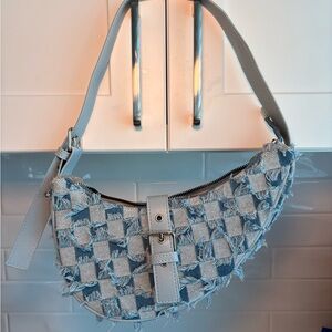 Jean shoulder purse with adjustable strap NEVER WORN